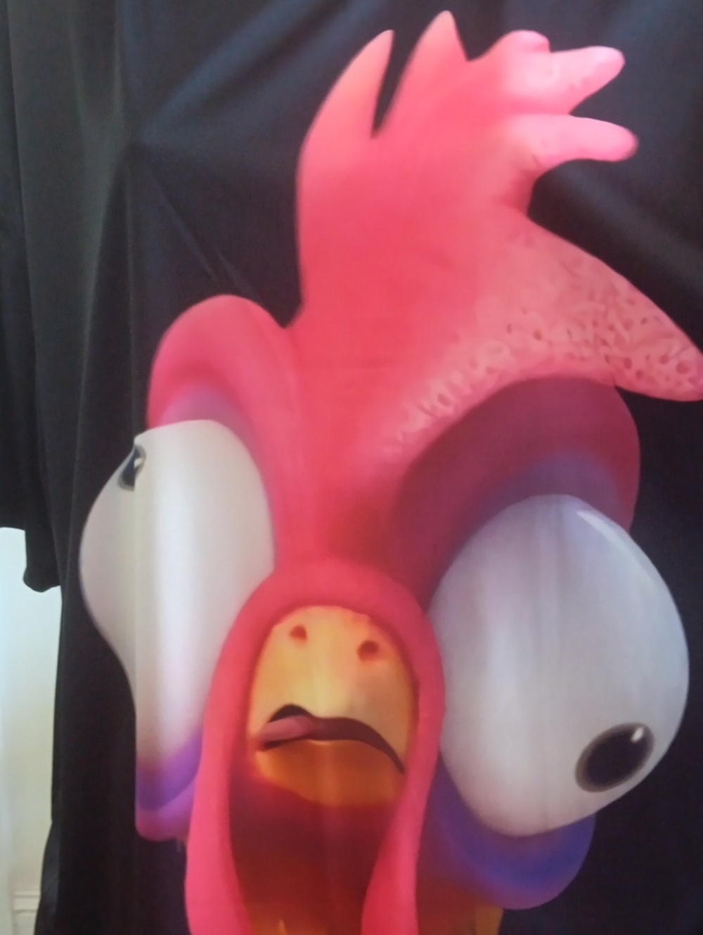 Moana Hei Hei Chicken Tee Stretchy P2P 25"  L31" 3XL - Picture 2 of 4